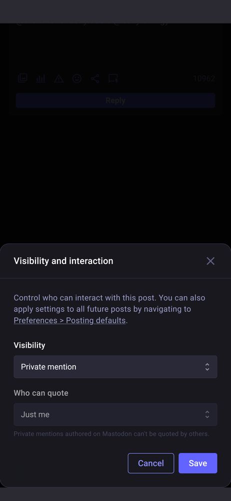 Change the post visibility to private 