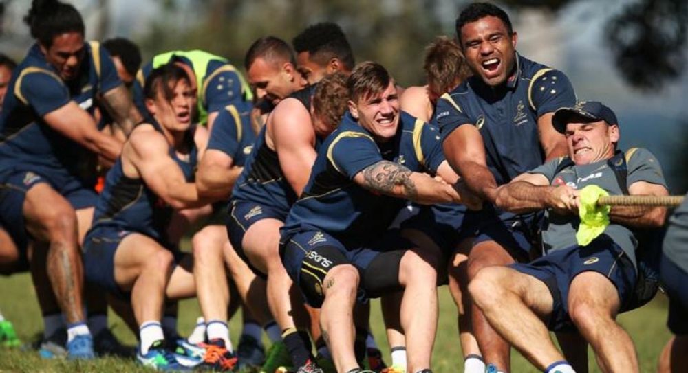 WARNING: Photograph shows the aftermath of a grisly tug-of-war contest in which two men lost their arms.