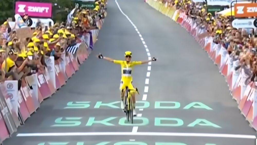 Pauline Ferrand-Prévôt gagne la dernière étape et le Tour de France féminin. Bravo et merci pour cette joie 👏👍💪