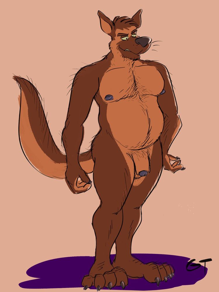 anthro german shepherd nude