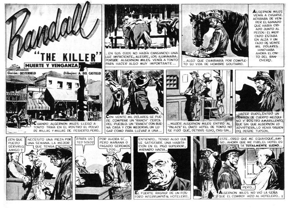 Arturo Del Castillo's Randall with Oesterheld