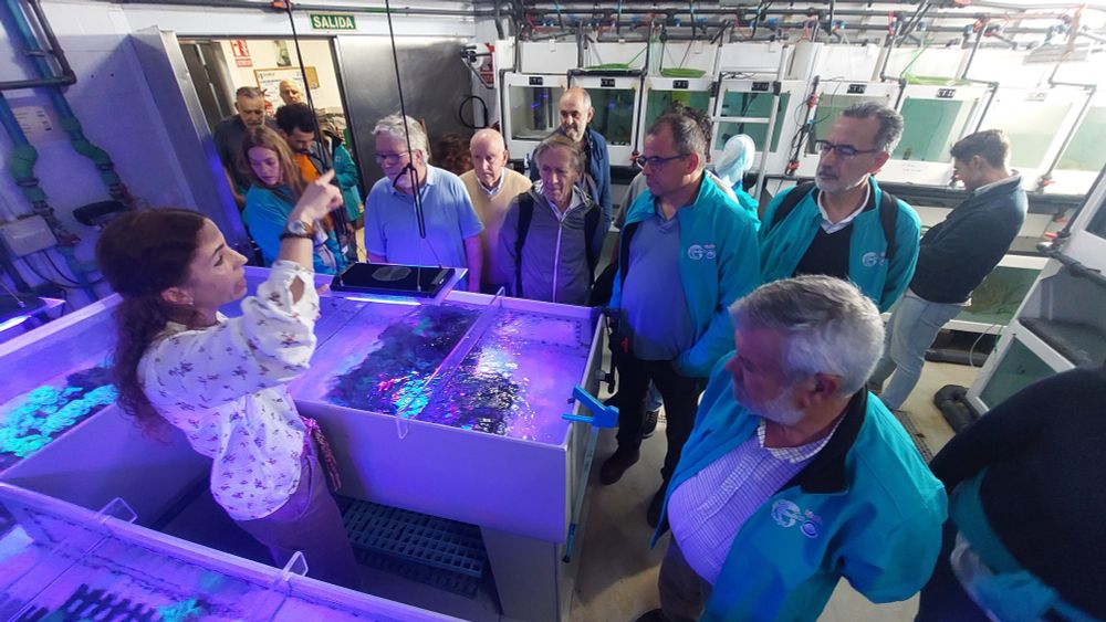 Visita de los participantes del grupo de trabajo a las instalaciones del Bioparc Acuairo de Gijón. Autor: Javier Cristobo