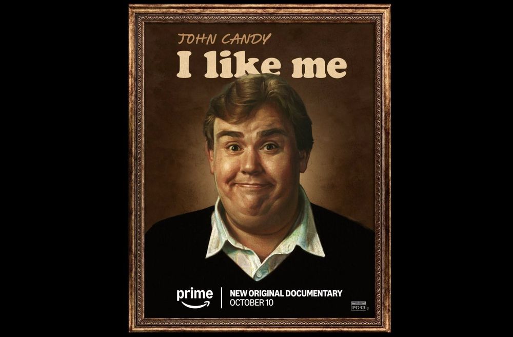 movie poster for "John Candy: I Like Me" the new(ish) Amazon Prime documentary 