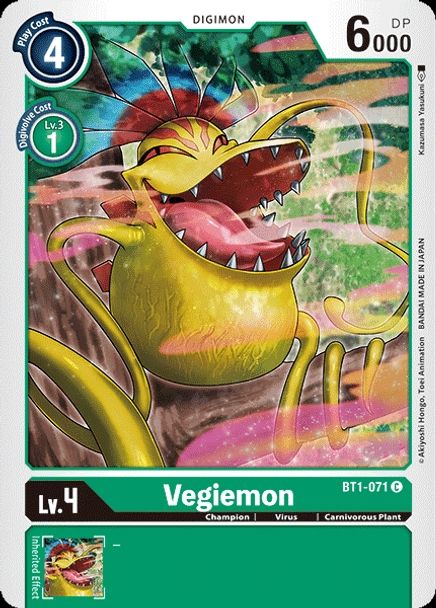 Vegiemon card