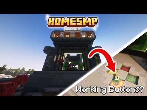 I Built A Working Arcade Machine In Minecraft! HomeSMP Season 3 Episode 9