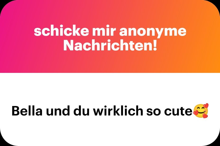 ngl: bella und du wirklich so cute 🥰