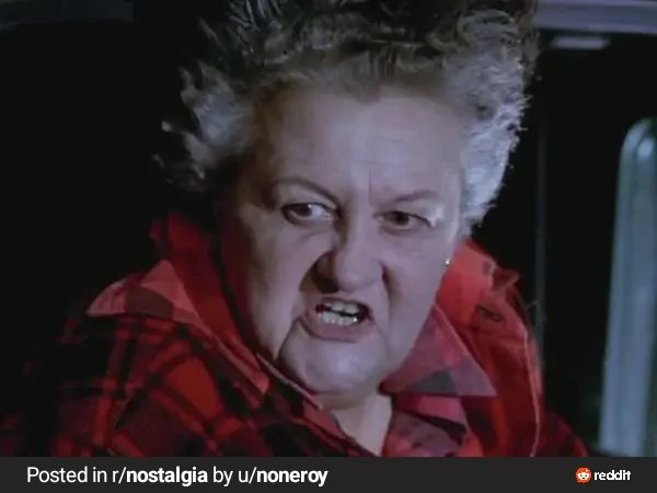 Screen shot of Large Marge from Pee Wee's Big Adventure