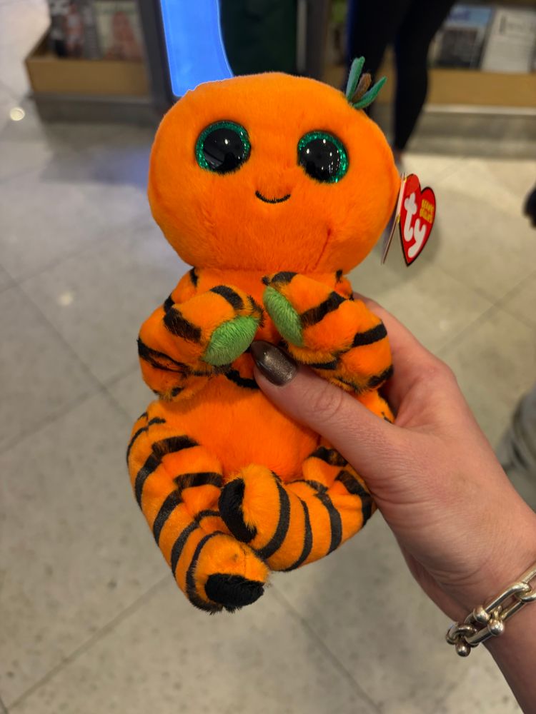 goofy Halloween-themed beanie baby