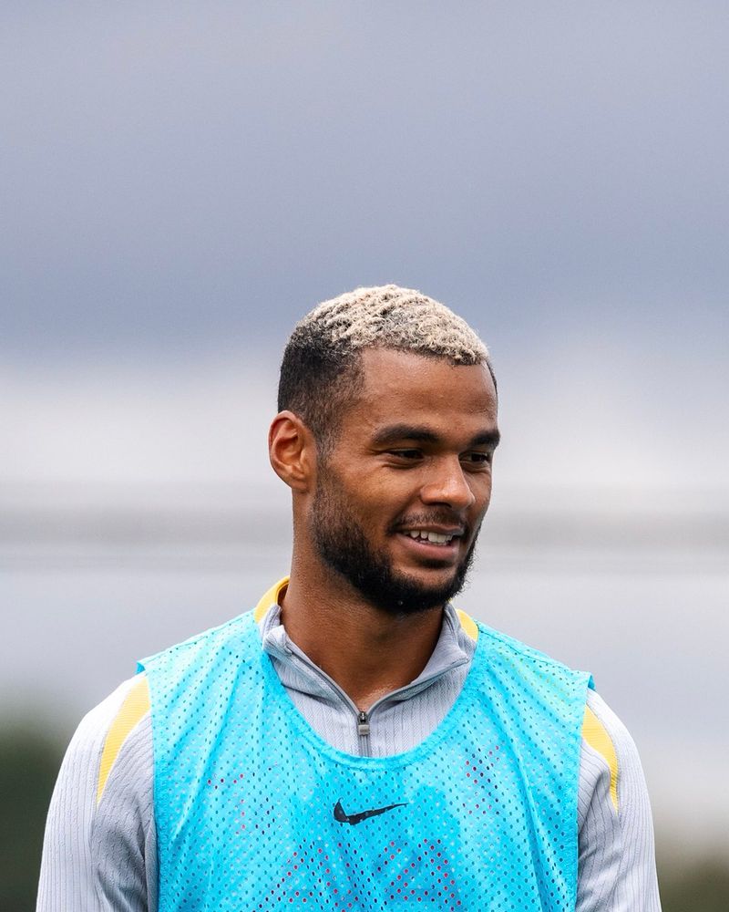 Gakpo pictured in training.