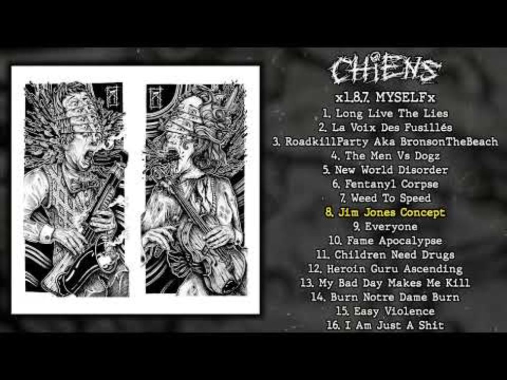 Chiens - x1.8.7. MYSELFx LP FULL ALBUM (2023 - Grindcore / Powerviolence)