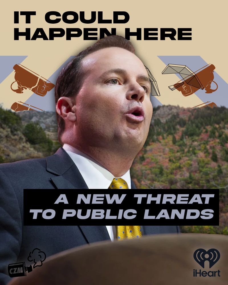 New It Could Happen Here 

James and Gare discuss Utah Senator Mike Lee’s latest attempt to erode protections on wilderness in the USA.

@jamesstout.bsky.social @bishonentype.bsky.social 

https://www.iheart.com/podcast/105-it-could-happen-here-30717896/episode/a-new-threat-to-public-lands-306196538