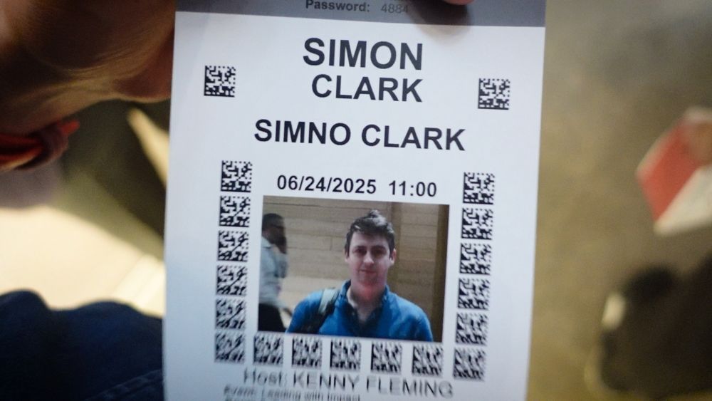 my name misspelled on a lanyard