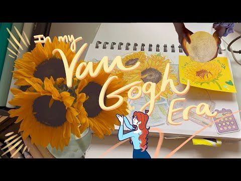 In My Van Gogh Era 🌻| casual drawing session