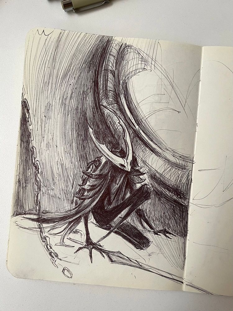 Hollow Knight in the Temple of the black egg