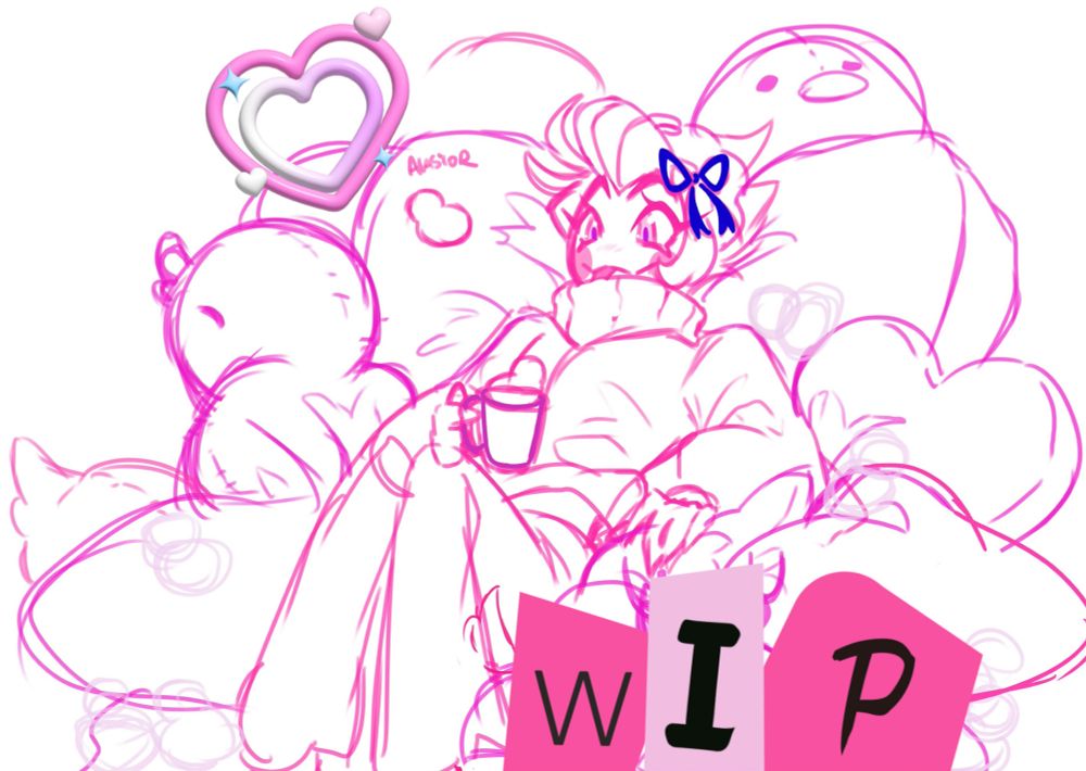 Lucifer Morningstar from Hazbin Hotel in his cute pink sweater