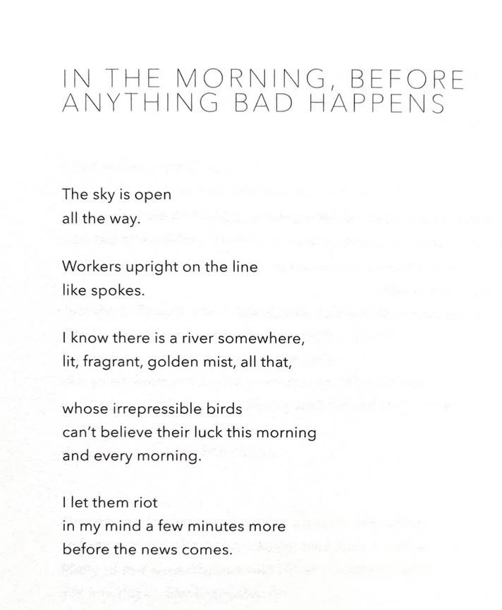 “In the Morning, Before Anything Bad Happens” poem by Molly Brodack