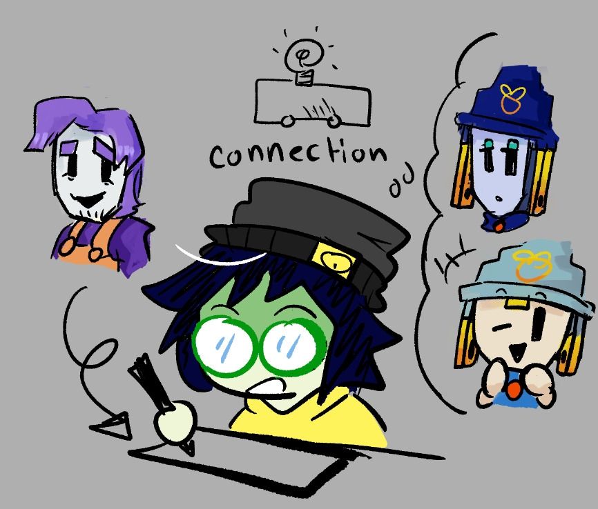 i keep drawin ramb like a pseudo concordian from brothership. connie and cozette for examples