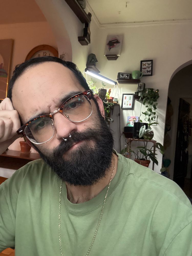 Joseph making a face staring at the camera