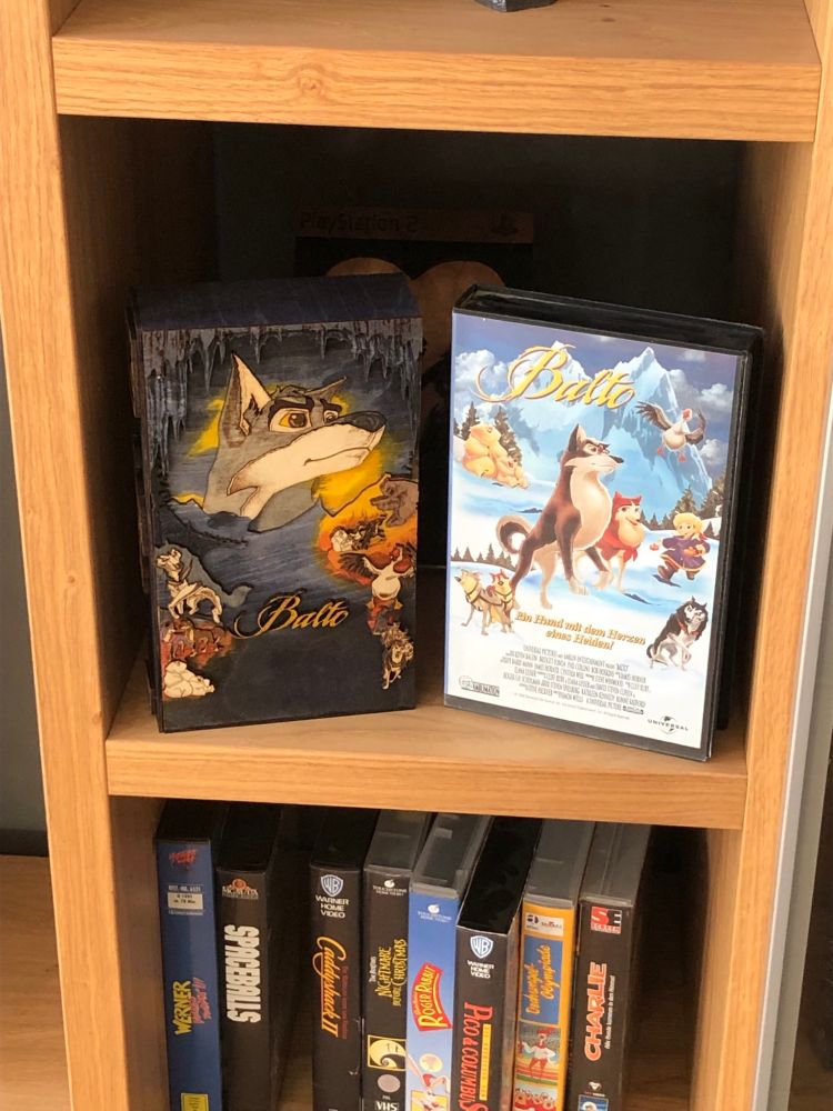 Foto de la carátula con el VHS