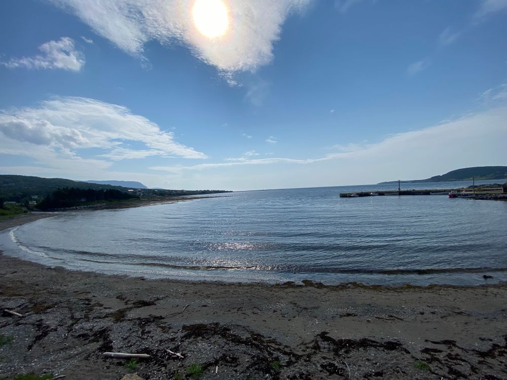 Beach on the northern peninsula of Newfoundland. 