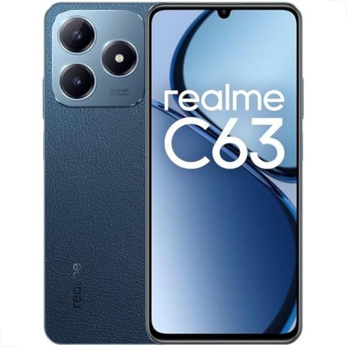Imagem do produto: 🛒 Celular Realme C63 256gb Dual Sim 8gb Smartphone Original Azul