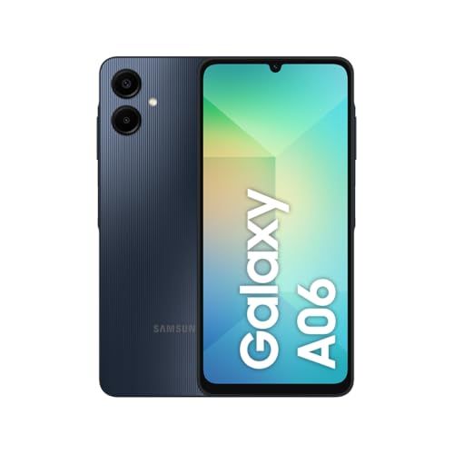 Imagem do produto: 🛒 Smartphone Samsung Galaxy A06 128GB, 4GB RAM, Processador Octa-Core, Bateria de 5000mAh, Tela Infinita de 6.7", Câmera Traseira Dupla, Dual Chip - Azul Escuro