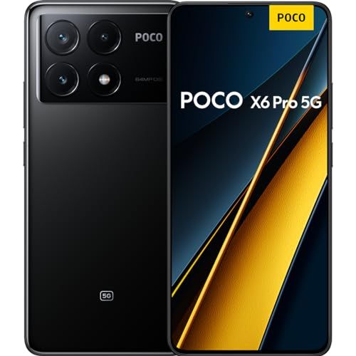 Imagem do produto: 🛒 Smartphone Xiaomi POCO X6 Pro 5G 12GB+512GB NFC Dimensity 8300-Ultra 64MP câmera tripla 67W 120Hz AMOLED (Preto)