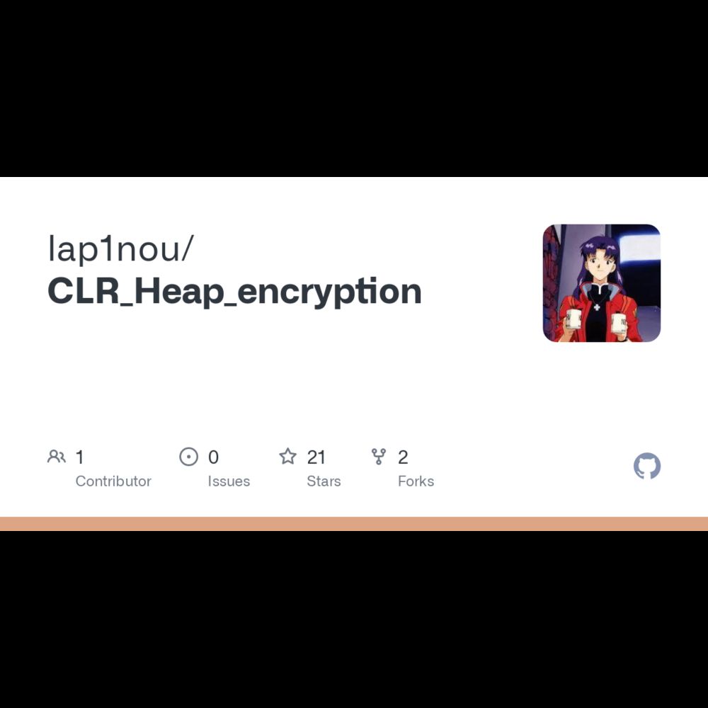 GitHub - lap1nou/CLR_Heap_encryption