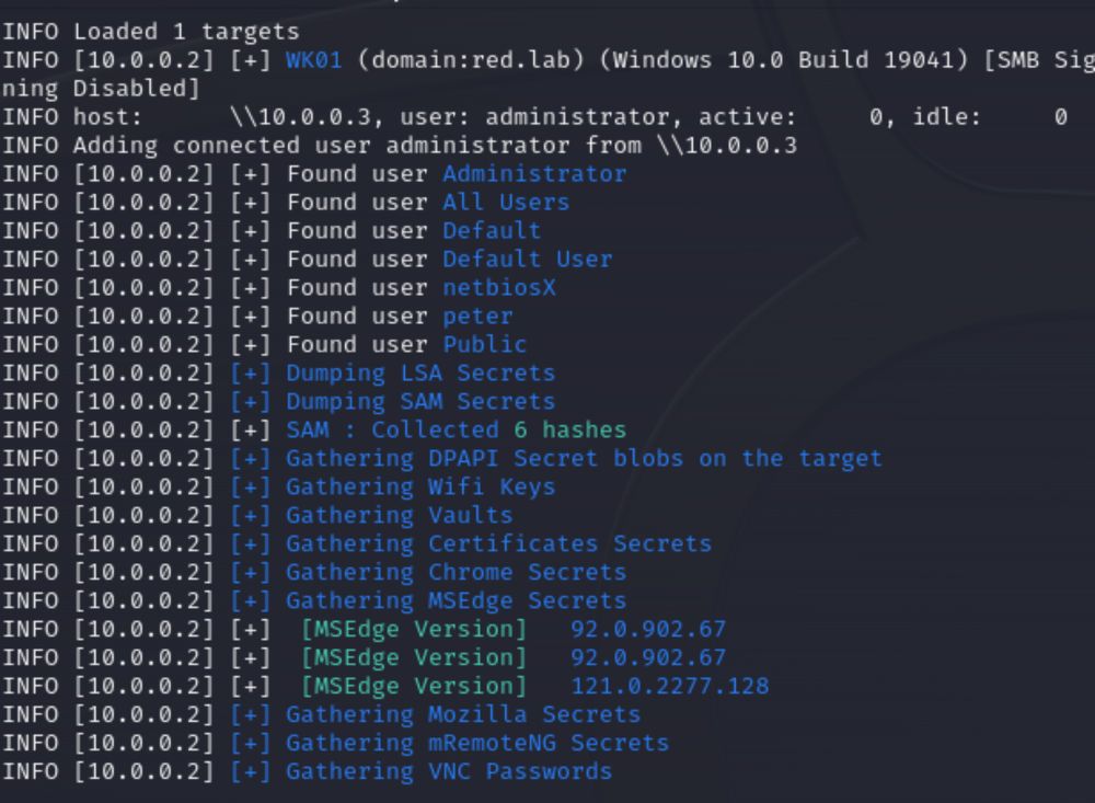 Web Browser Stored Credentials