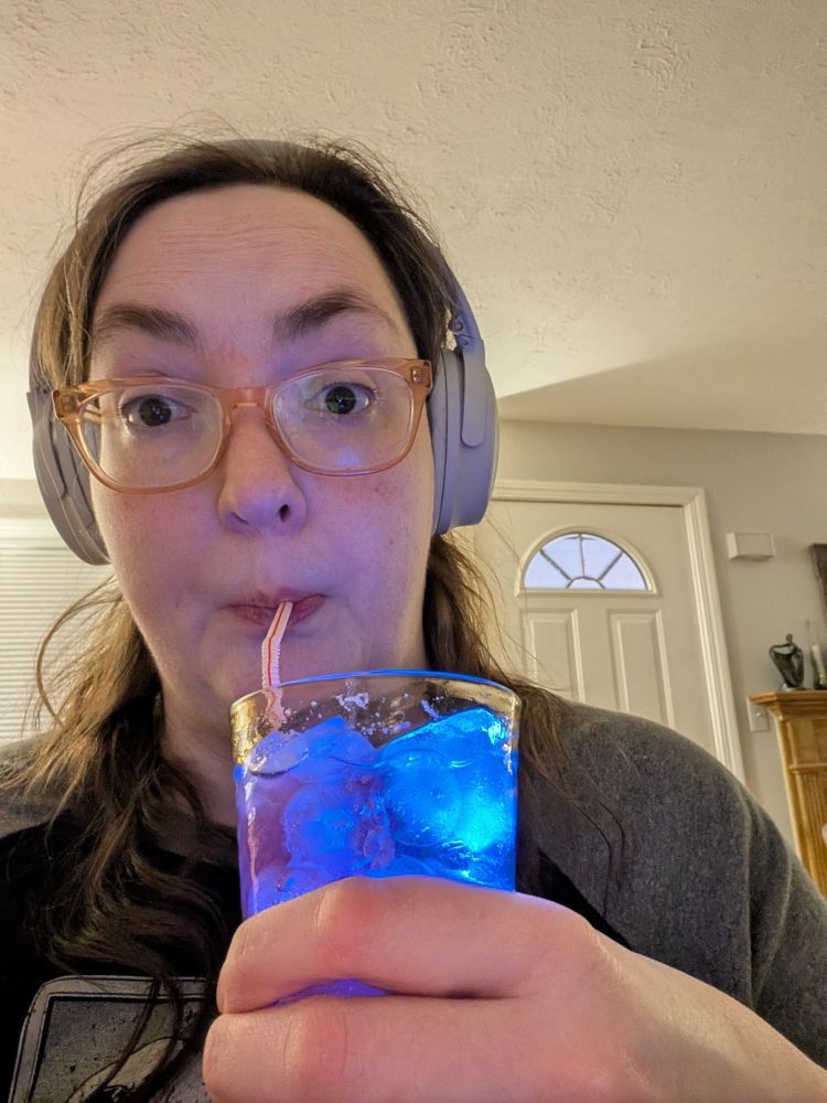 I made myself a big glowing potion of whiskey