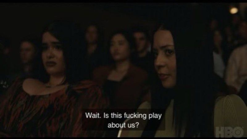 The meme from Euphoria where a character says “Wait, is this fucking play about us?”