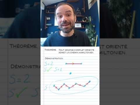 Chemins hamiltoniens sur un graphe complet orienté #maths