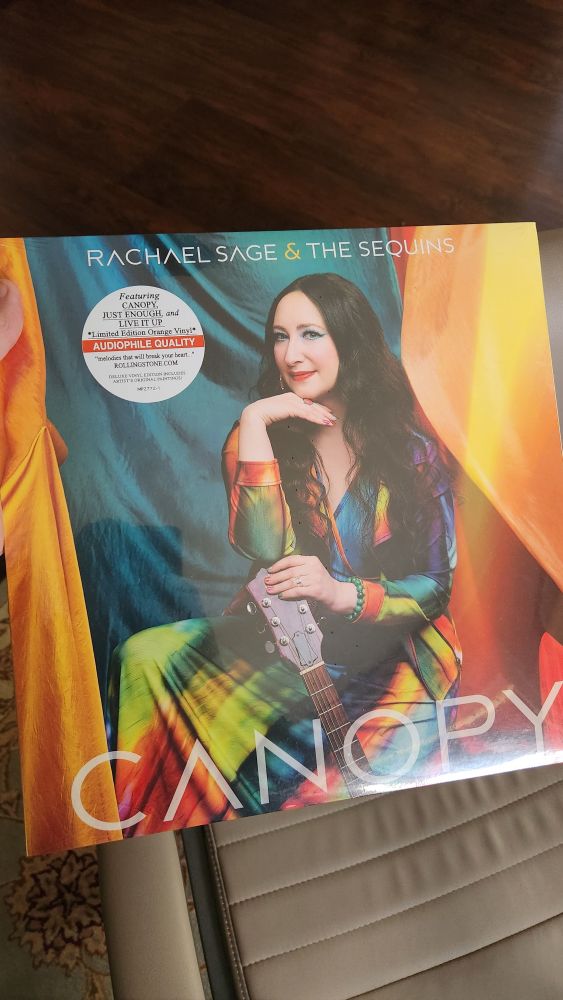 Cover of the new album Canopy by Rachel Sage & the Sequins.