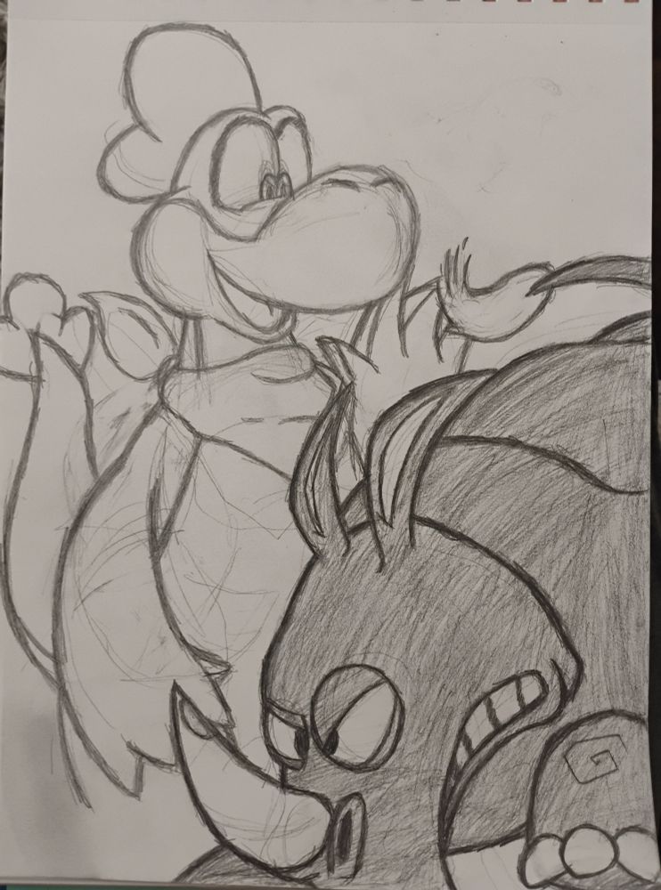 Drawings of plessie and rambi