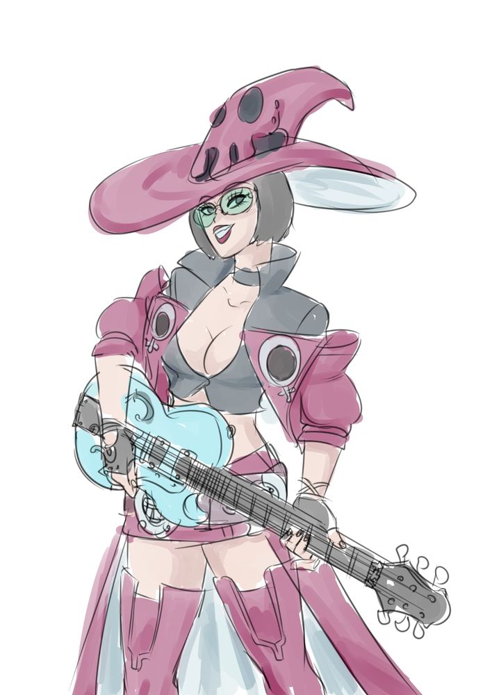 Ino or 1-no from guilty gear.