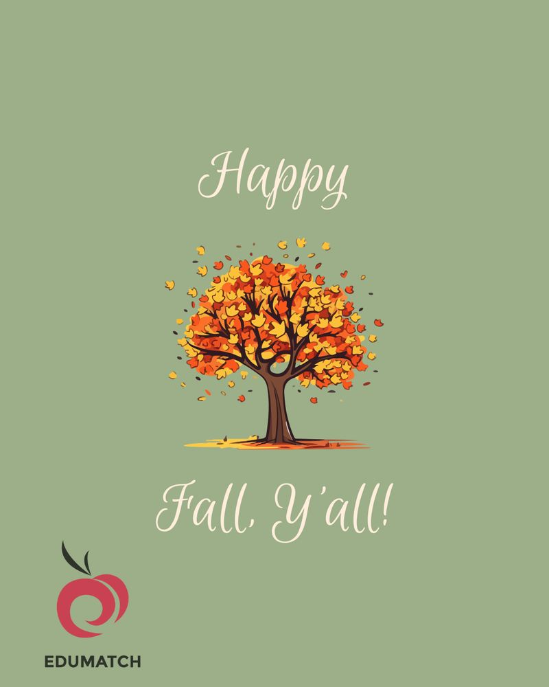 Happy Fall, Y'all!

#EduMatch 