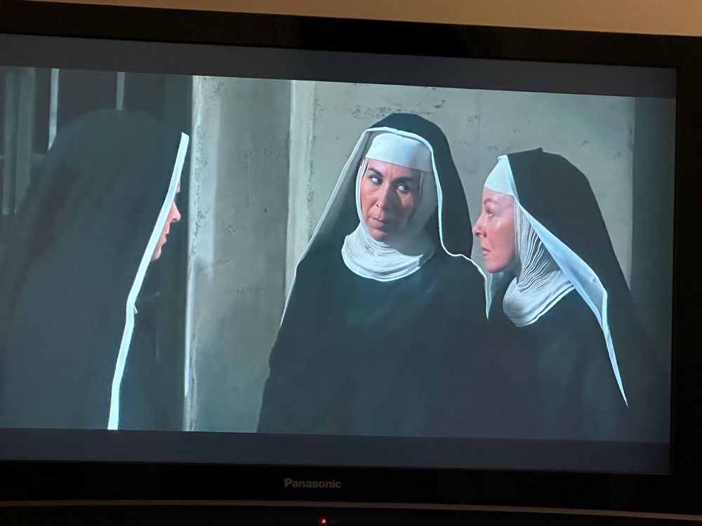 Sisters Berthe and Margaretta as portrayed by Portia Nelson and Anna Lee from The Sound of Music (1965)