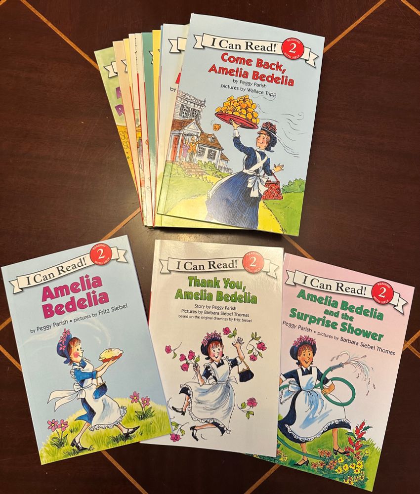 Collection of Amelia Bedelia books by Peggy Parish
