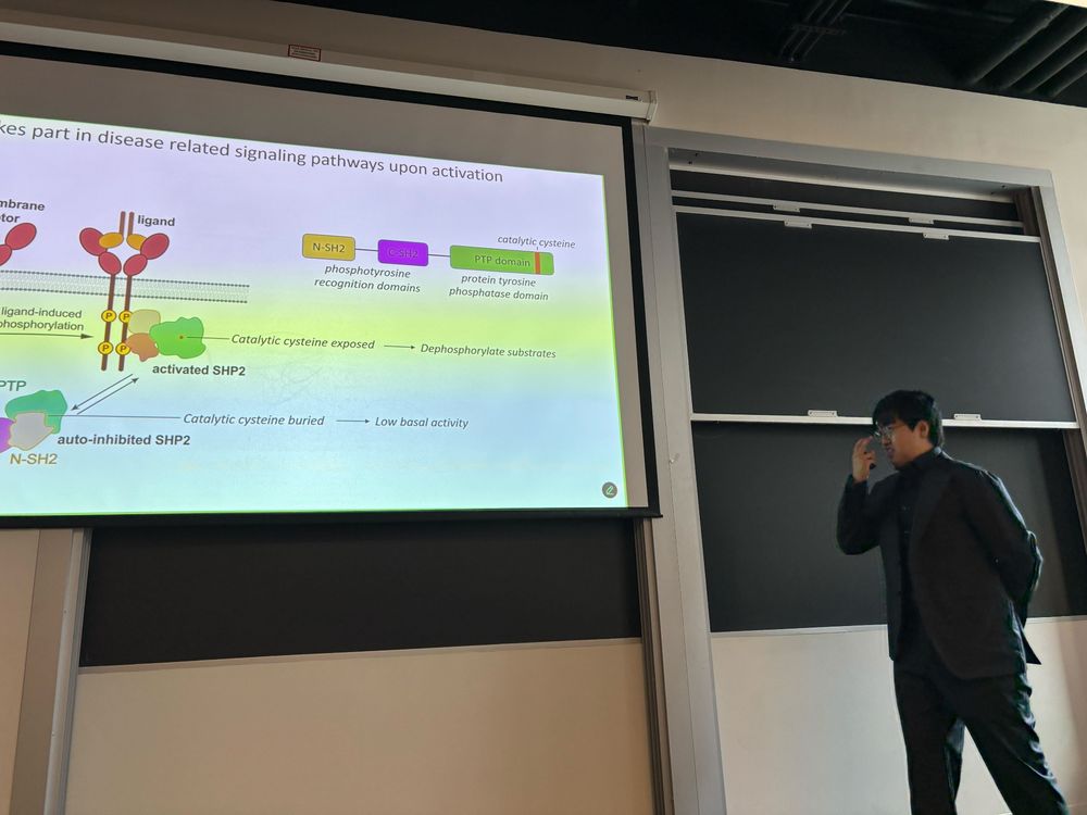 Ziyuan (Jason) Jiang giving his thesis presentation.