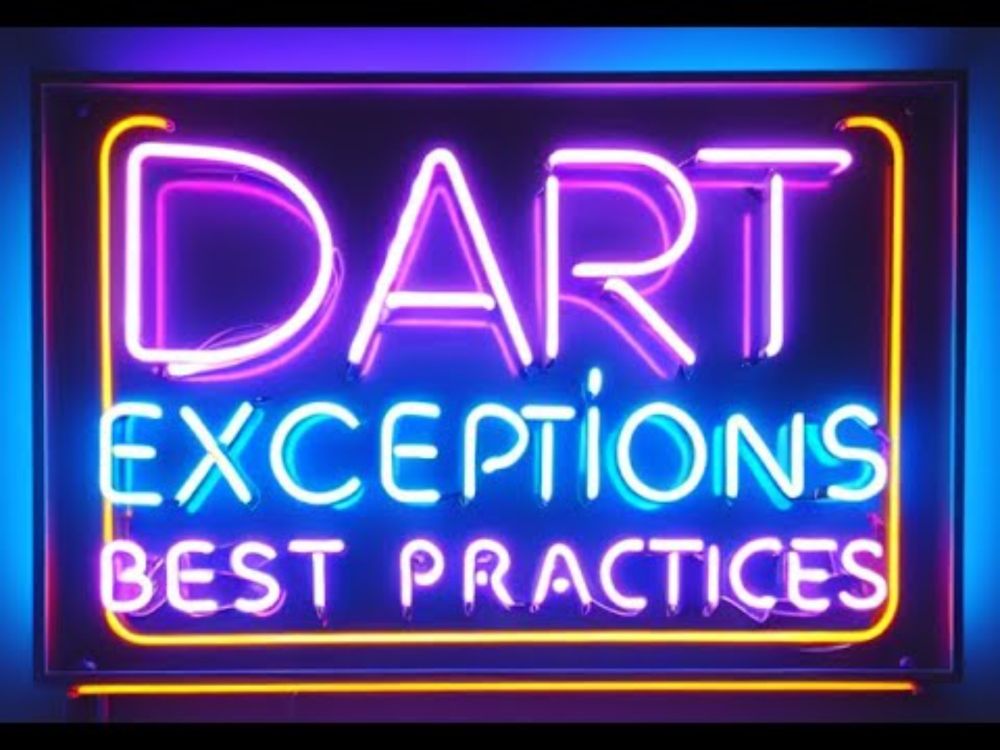 Dart/Flutter Exceptions best practices