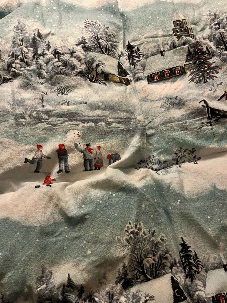 Bettwäsche mit Wintermotiv die Buchi mal empfohlen hat.