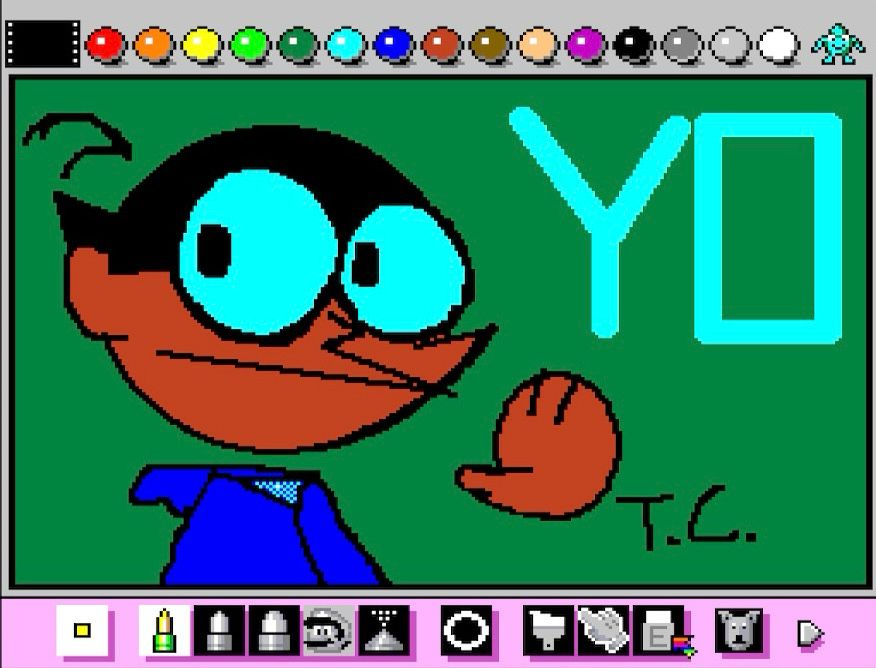 Fizzizz.. but he’s drawn in Mario Paint! B)