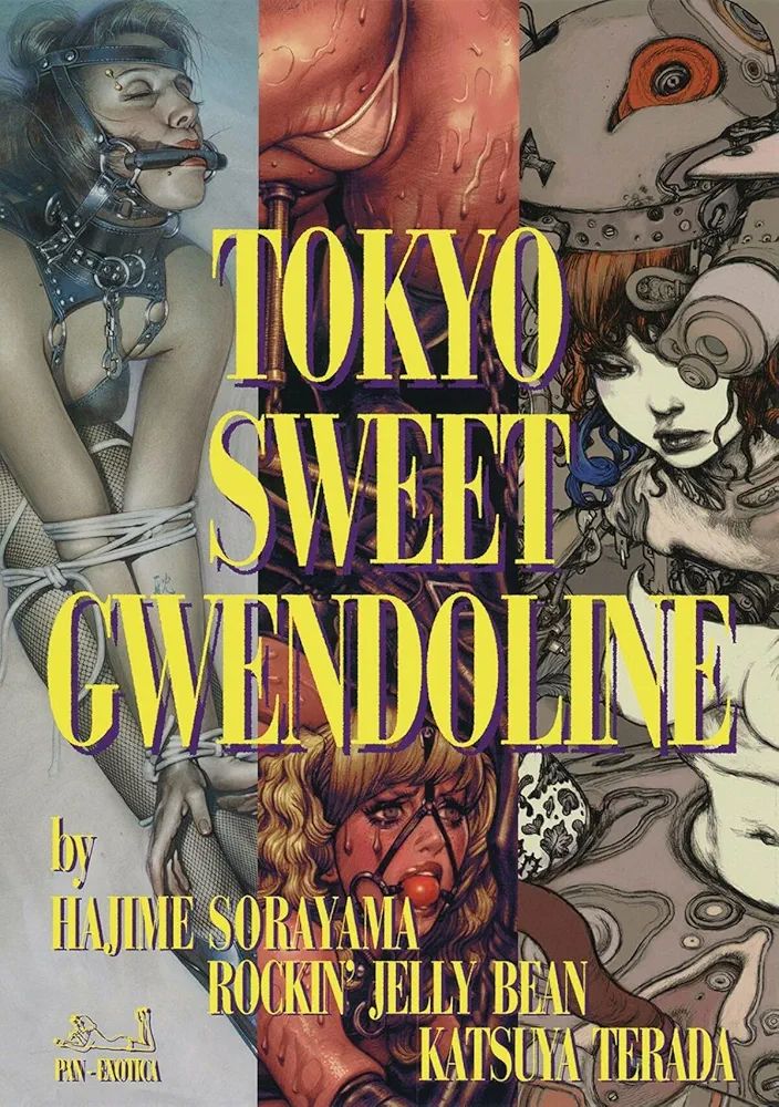 Cover, Tokyo sweet Gwendoline (Kink In Pop Culture- books, art, 2019)


Book description and details

"A reunion of the world famous masters of erotic art. Three legends of erotic art, Hajime Sorayama, Rockin’ Jelly Bean and Katsuya Terada, creators of PUSSYCAT! KILL! KILL! KILL! reunite to bring fans TOKYO SWEET GWENDOLINE. With a nod to fetish photographer John Willie and his legendary fetish magazine Bizarre, which established the aesthetic of modern bondage, these three legends express bondage fetish fantasy worlds in their own style, including 60 artworks in full color.

"Publisher ‎editions treville; Bilingual edition (June 1, 2019)Language ‎JapanesePaperback ‎72 pagesISBN-10 ‎4309921566ISBN-13 ‎978-4309921563Item Weight ‎1.54 poundsDimensions ‎10.12 x 14.33 inches"

Source
https://www.amazon.com/Tokyo-Gwendoline-Japanese-Hajime-Sorayama/dp/4309921566/

Continue reading-
https://www.tumblr.com/theakandrewscollection/802748615432011776/tokyo-sweet-gwendoline-books-art-2019?source=share

#KinkInPopCulture #kink #bdsm #fetish #Tokyo sweet Gwendoline
#Books
#Art
#2019
#2010s
