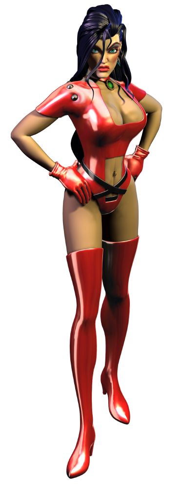 Digital art of Elexis Sinclaire, SiN (videogames, 1998-2020)
.
Cyberweek!
7 days where Techno-fetishists take center stage

"Sin (stylized as SiN) is a first-person shooter video game developed by Ritual Entertainment and published by Activision in 1998. It uses a modified version of the Quake II engine. Sin is set in the dystopian future of 2037" (Wikipedia)

..."set in a cyberpunk 2037, where tough police colonel, John R. Blade, of HardCorps squad goes after the criminal mastermind, Elexis Sinclaire, who plans to take over the crime-ridden city of Freeport." (IMDB)

A future where women running around in  latex and leather fetishwear is normal, I guess?

Over the next 20+ years the game would get multiple additions, reboots, relaunches and crossovers into other media with an animated movie and a music album.

Models in latex were hired for promotional photos and appearances... 

 Synnett (left) and Bianca Beauchamp (right) dressed as SiN Episodes' video game characters, "Jessica Cannon" and "Elexis Sinclaire" for the official video game's website)

...but that will get its own entry

Apparently the 2006 relaunch of the game was going to have nudity but they chickened out before release.

This video of the beginning of the game intro has a nude scene 3 minutes in, so I guess it's from the pre-release version?
https://youtu.be/2kHfVjpedWw?si=kxCNFYs5D256rZsa

Game history

SiN the video game was originally released on November 4, 1998. Reloaded(?) version released March 2020.

https://www.mobygames.com/game/22457/sin-episodes-emergence/promo/

#KinkInPopCulture #kink #bdsm #fetish #latex #FetishWear #SiN #VideoGames #1998ce #1990s #Cyberweek
