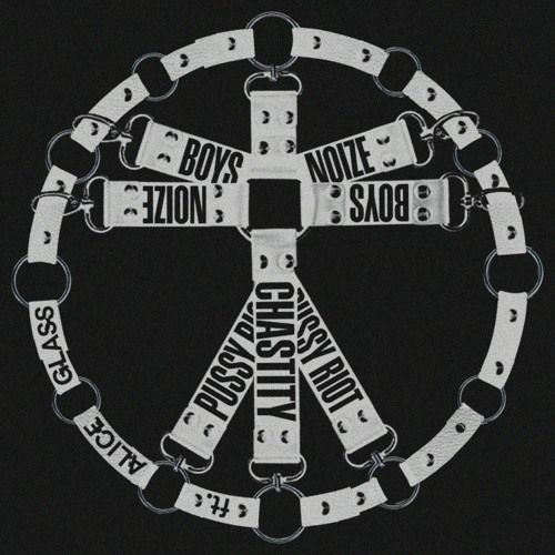 Music single promotional art, Pussy Riot & Boys Noize "Chastity"  (2023)