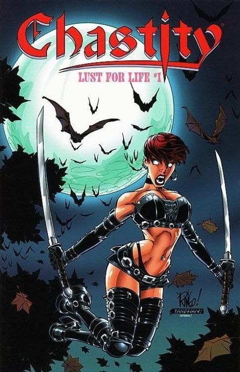 Variant comic book cover, Chastity: Lust For Life #1 