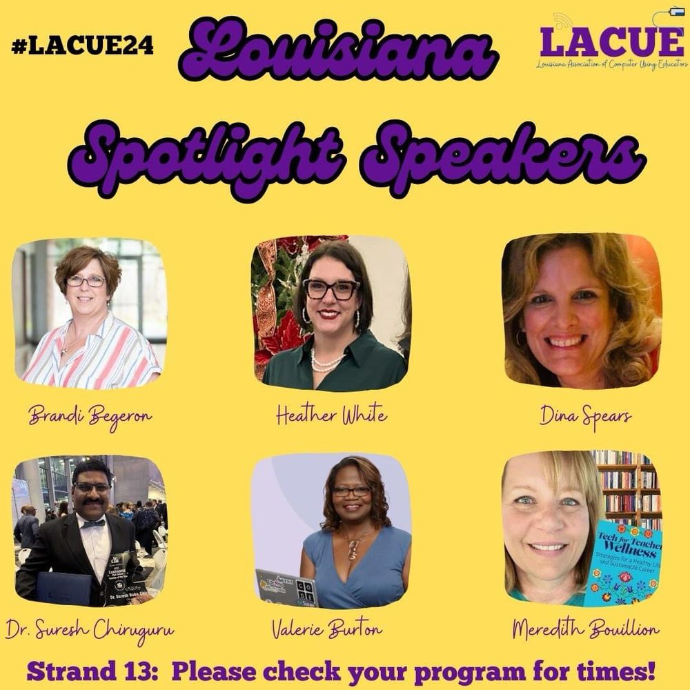 Promo for LACUE Louisiana Spotlight Speakers for Lacue24
