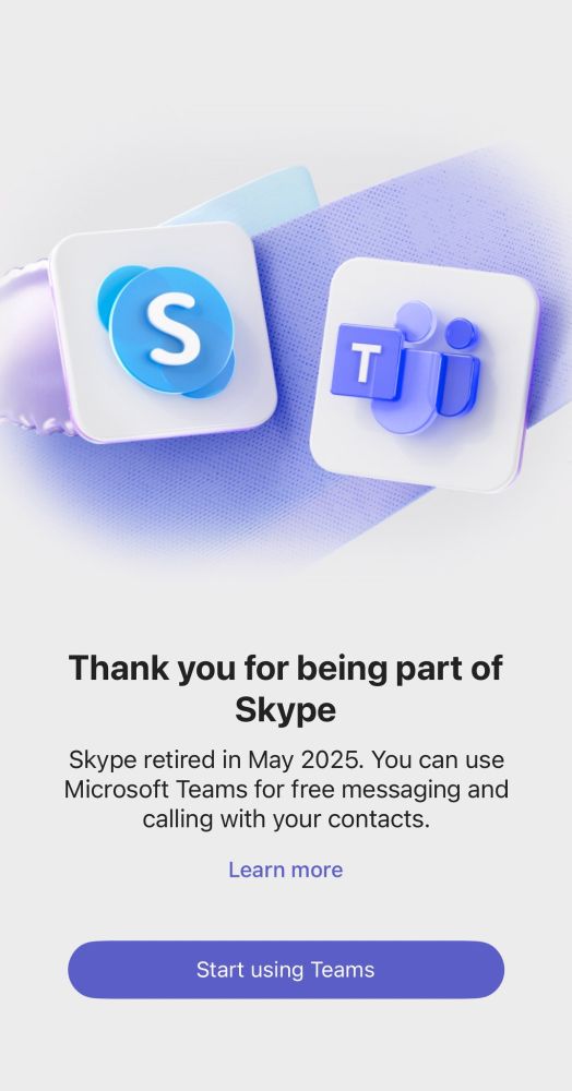 Skype end of life