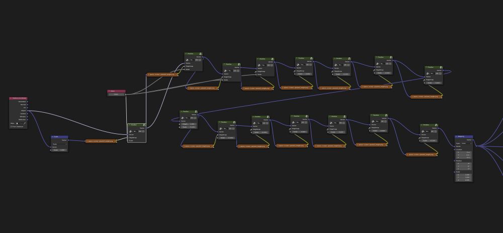 the more recursion steps the smoother the effect