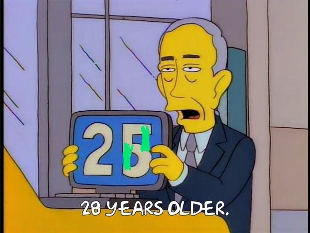 Bill Gannon: 28 years older.